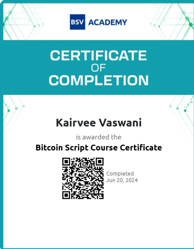 Bitcoin Script & Enterprise Course